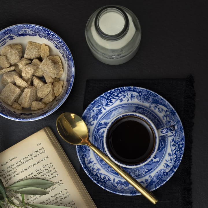 Blue Italian koffiekopje met schotel, 9 cl Spode
