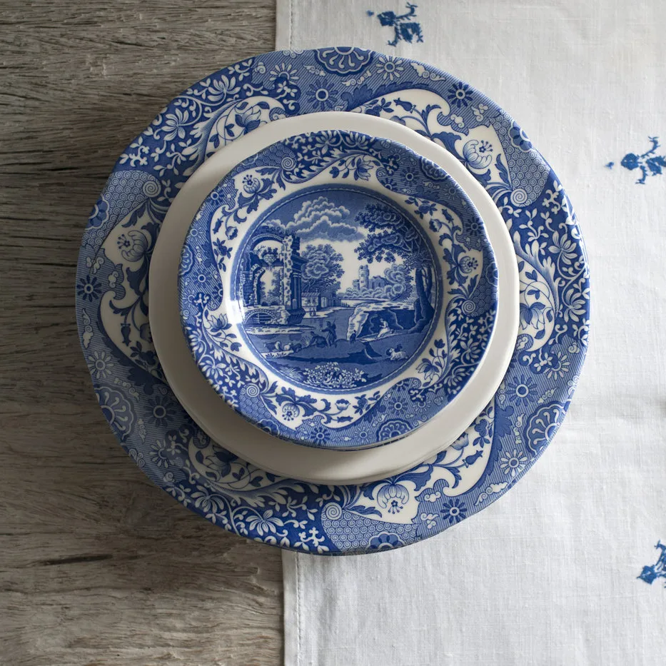 Blue Italian ontbijtkom, 20 cm Spode