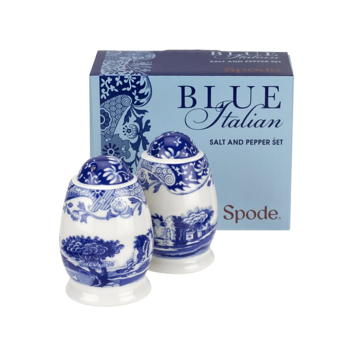 Blue Italian peper-en-zoutstel - 7,5 cm - Spode