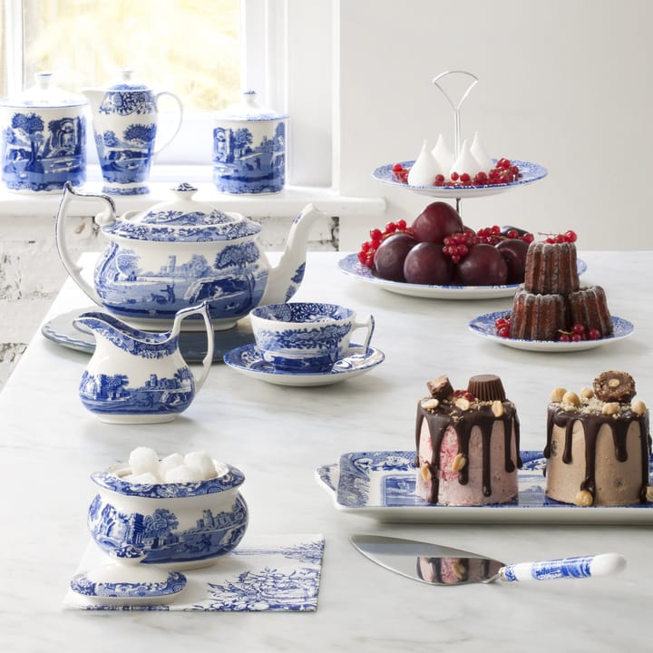 Blue Italian suikerpot met deksel, 25 cl Spode