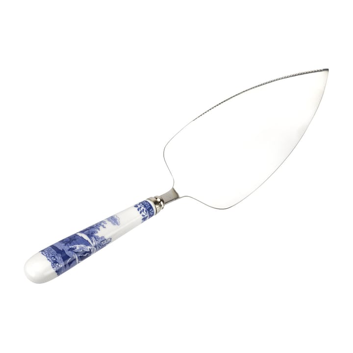 Blue Italian taartschep 25 cm, Keramiek-roestvij staal Spode