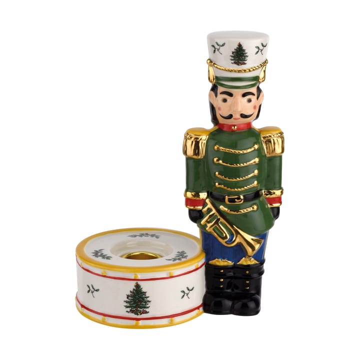 Christmas Tree Nutcracker kaarsenhouder 17,5 cm - Green - Spode