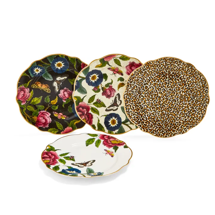 Creatures of Curiosity bordjes 4-delig - Patroon - Spode