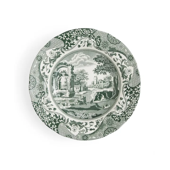 Heritage Green Italian diep bord - Groen, Ø23 cm - Spode
