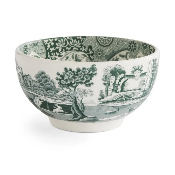 Heritage Green Italian schaal - Groen, Ø11 cm - Spode