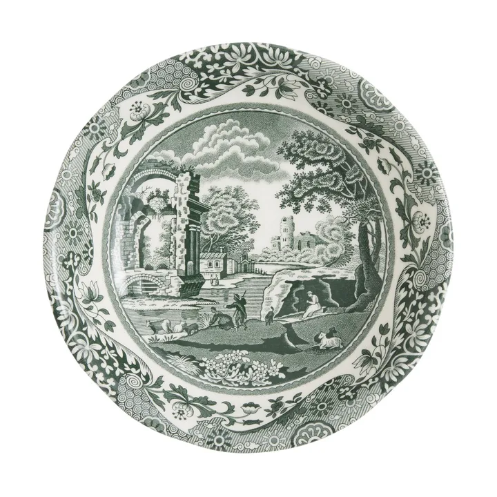 Heritage Green Italian schaal - Groen, Ø15 cm - Spode