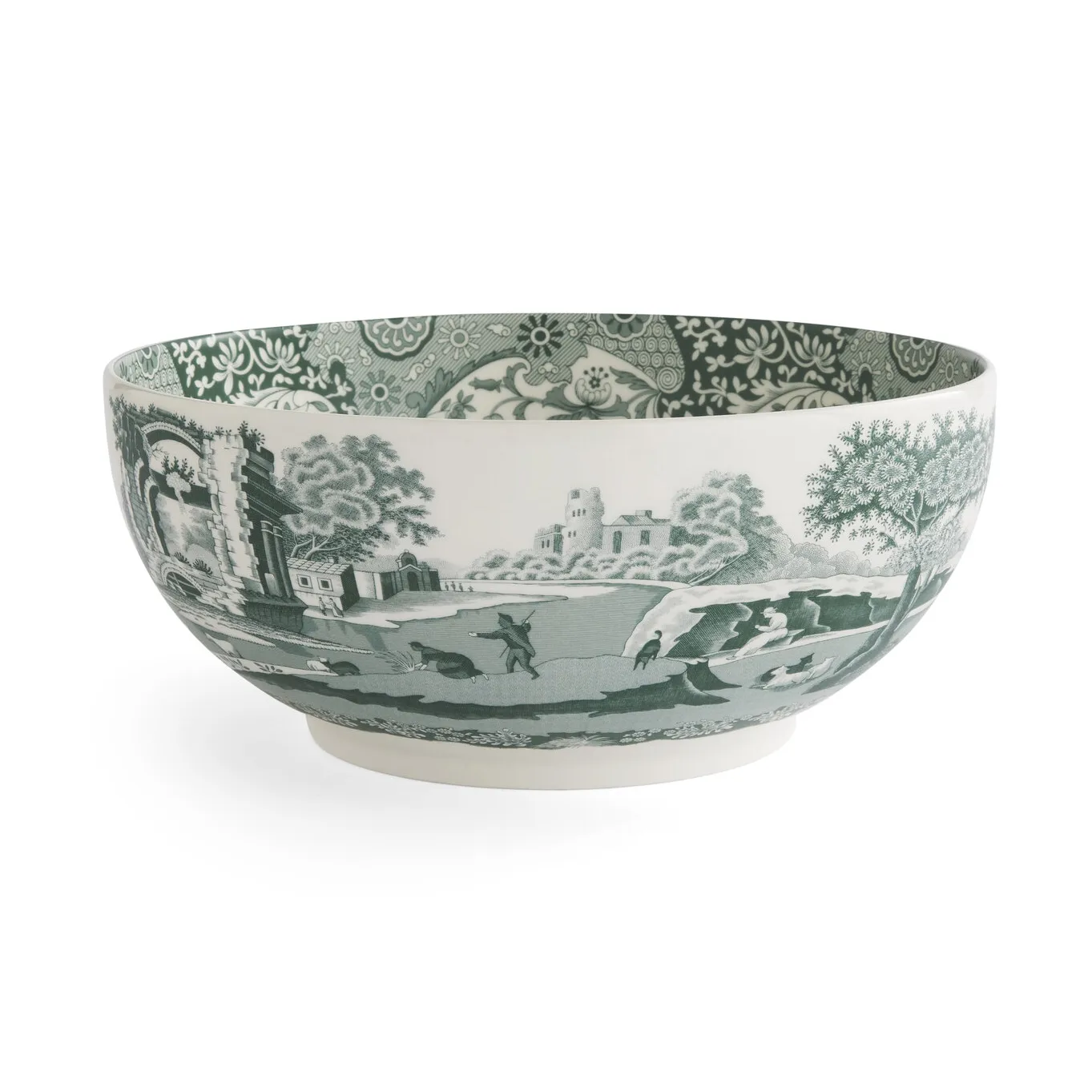 Heritage Green Italian schaal, Groen, Ø27,5 cm Spode