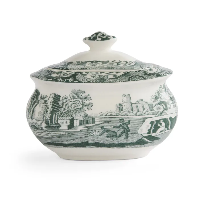 Heritage Green Italian suikerpot - Groen, 0,25 L - Spode