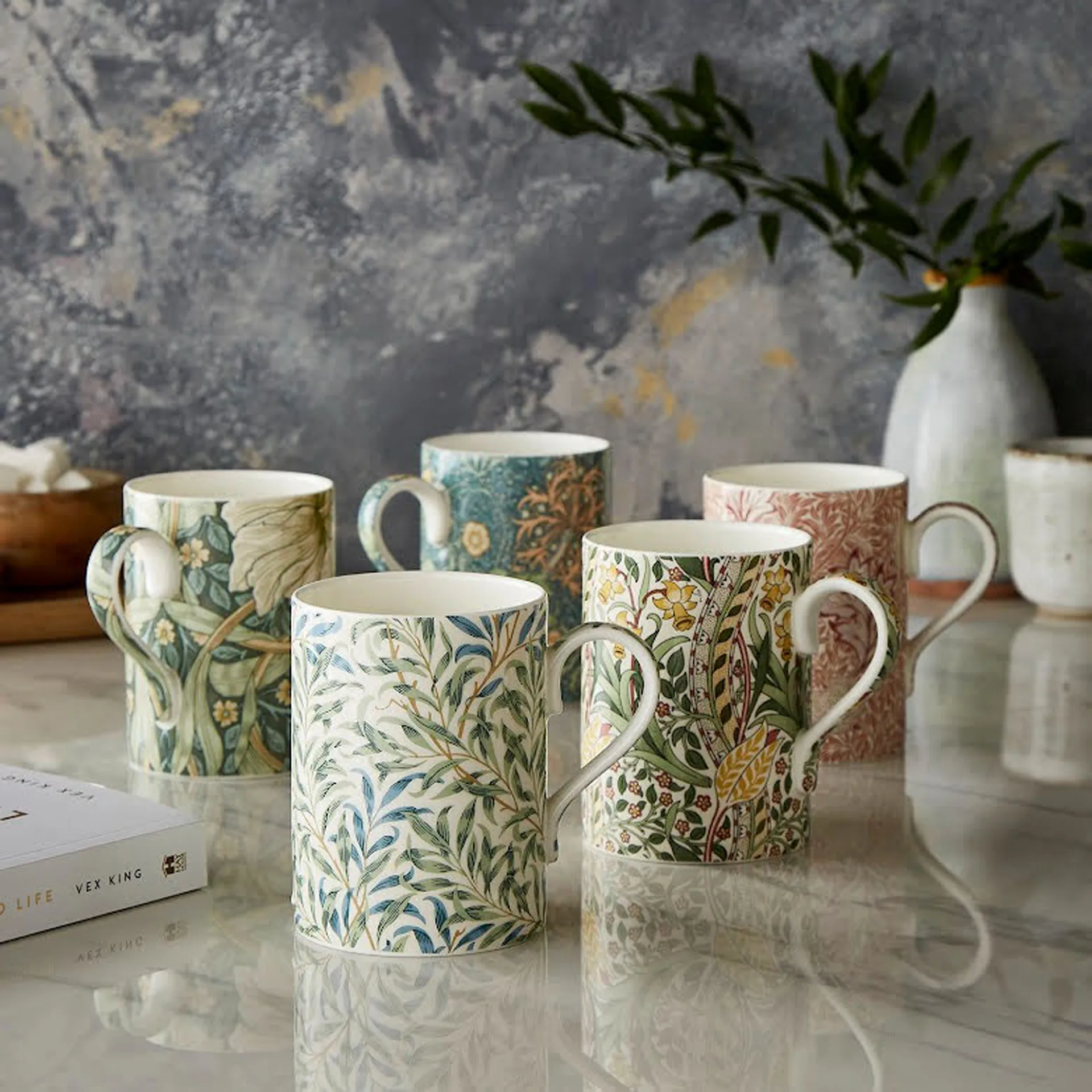 Willow Bough mok 35 cl, Privet slate Spode