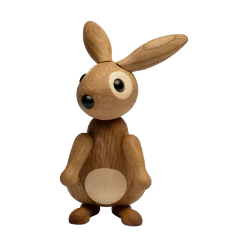 Bonnie konijn decoratie 12,5 cm - Eik - Spring Copenhagen
