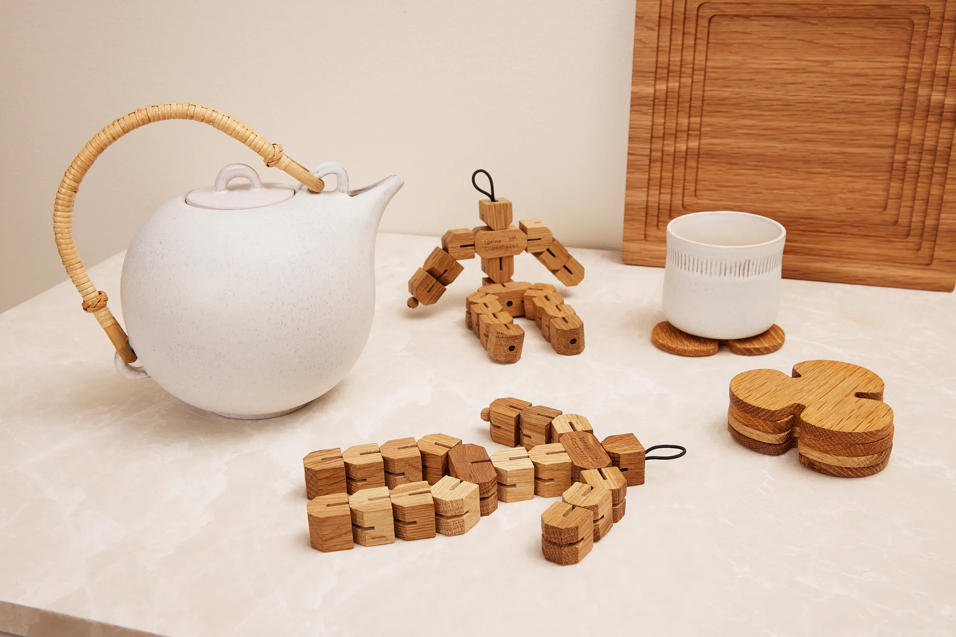 Clumsy Hans pannenonderzetter, Eikenhout Spring Copenhagen