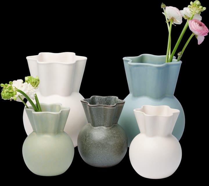 Eva Stæhr-Nielsen vaas 14 cm, Mosgroen Spring Copenhagen