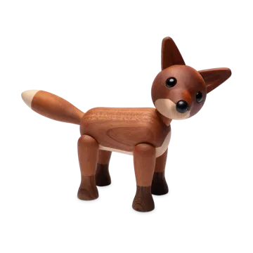 Foxy vos decoratie 12 cm - Mahonie - Spring Copenhagen