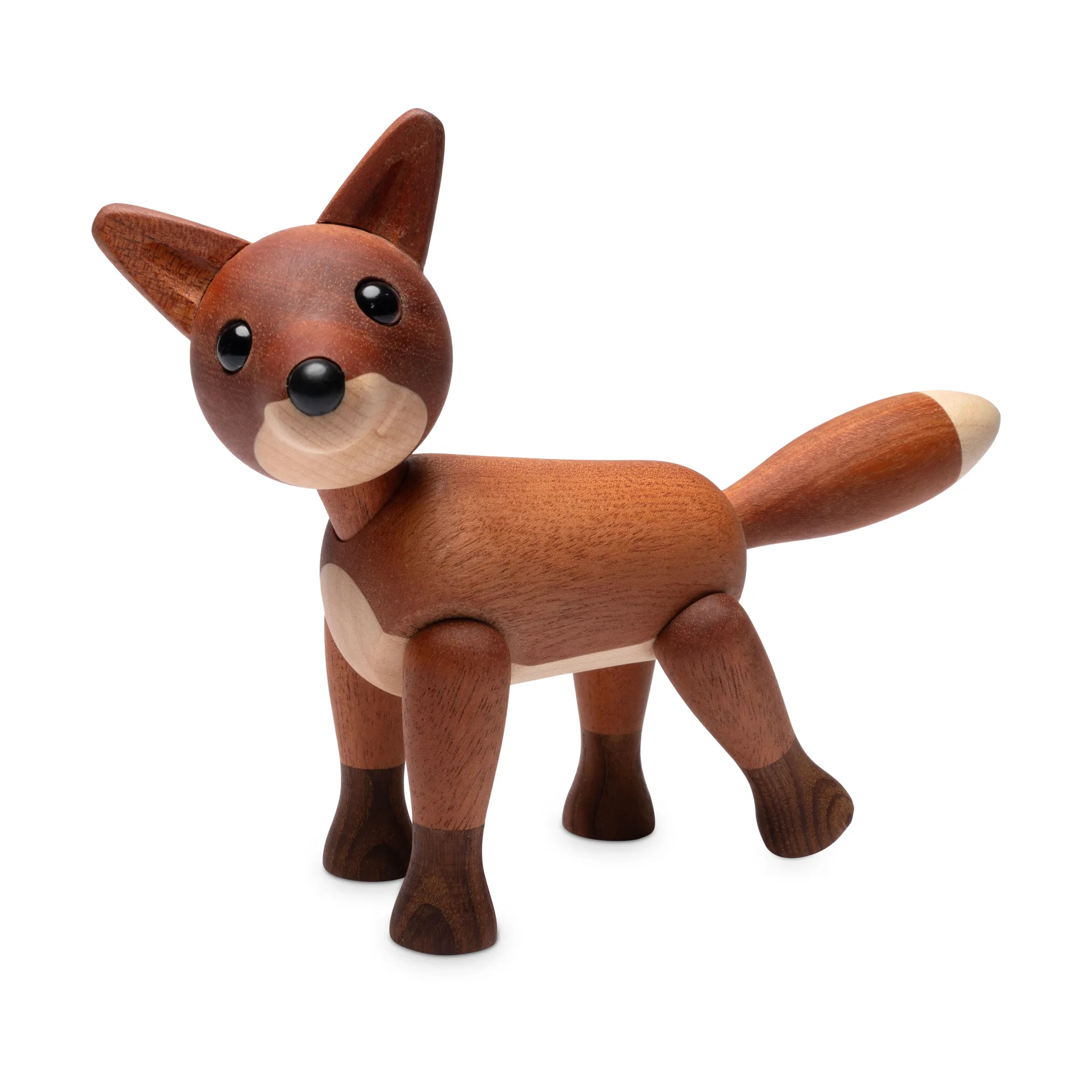 Foxy vos decoratie 12 cm, Mahonie Spring Copenhagen