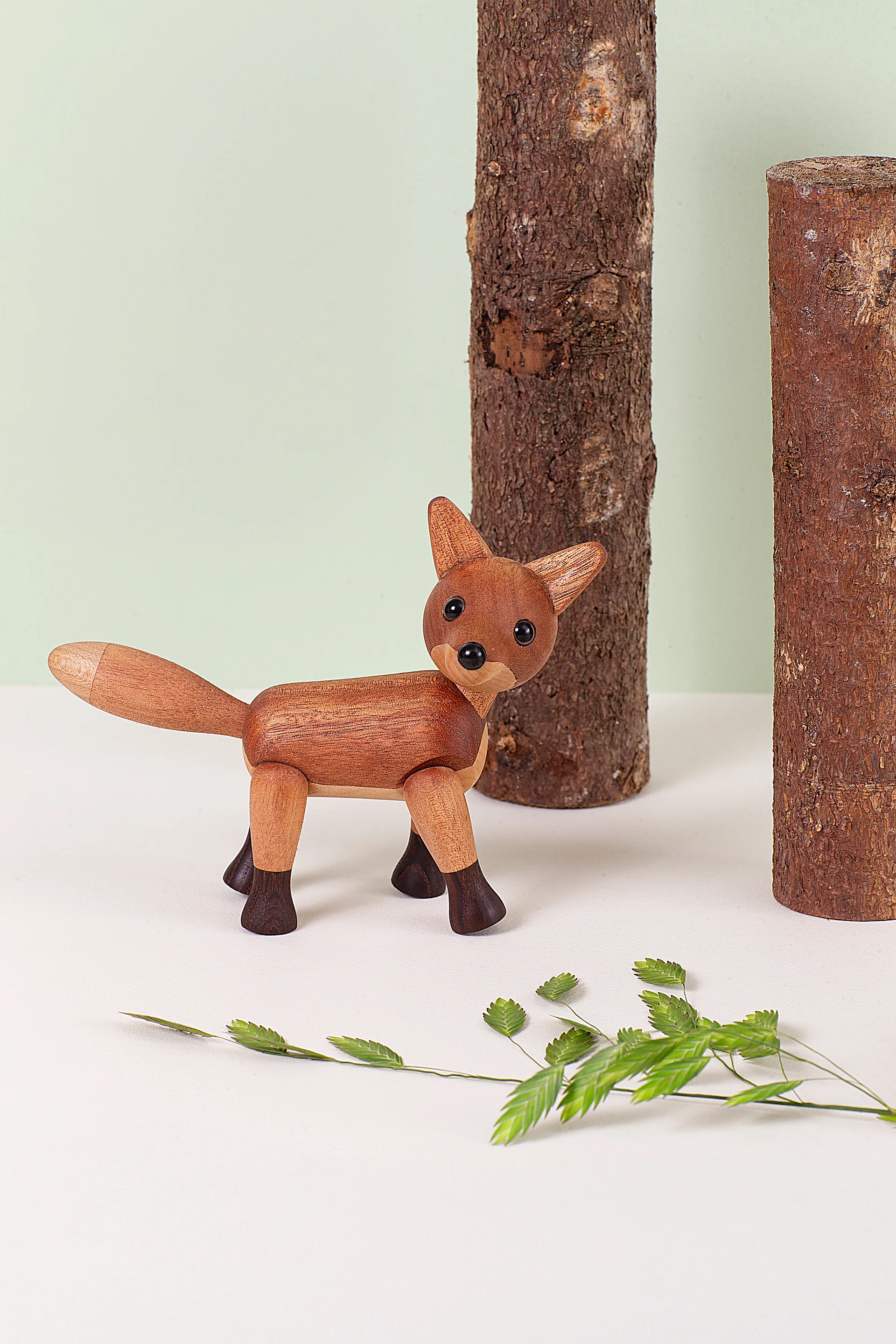 Foxy vos decoratie 12 cm, Mahonie Spring Copenhagen