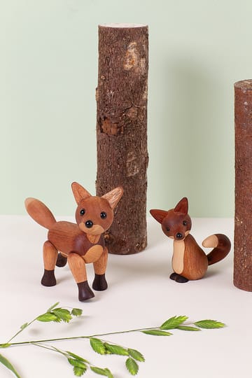Foxy vos decoratie 12 cm - Mahonie - Spring Copenhagen