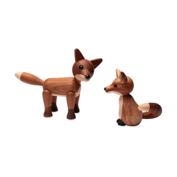 Foxy vos decoratie 12 cm - Mahonie - Spring Copenhagen