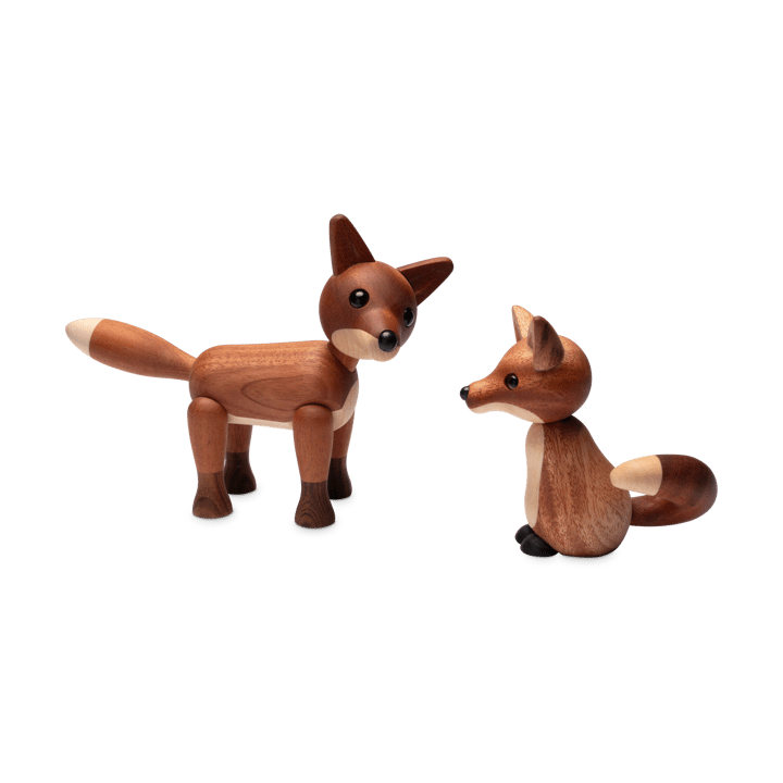 Foxy vos decoratie 12 cm, Mahonie Spring Copenhagen