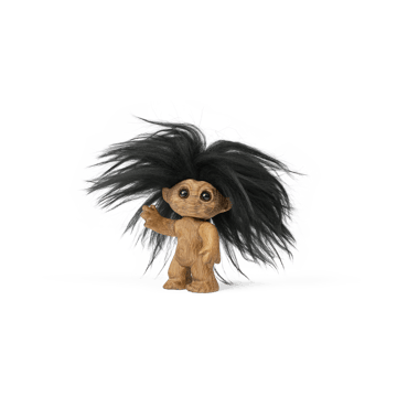 Good Luck Troll  9 cm - Eikenhout - Spring Copenhagen