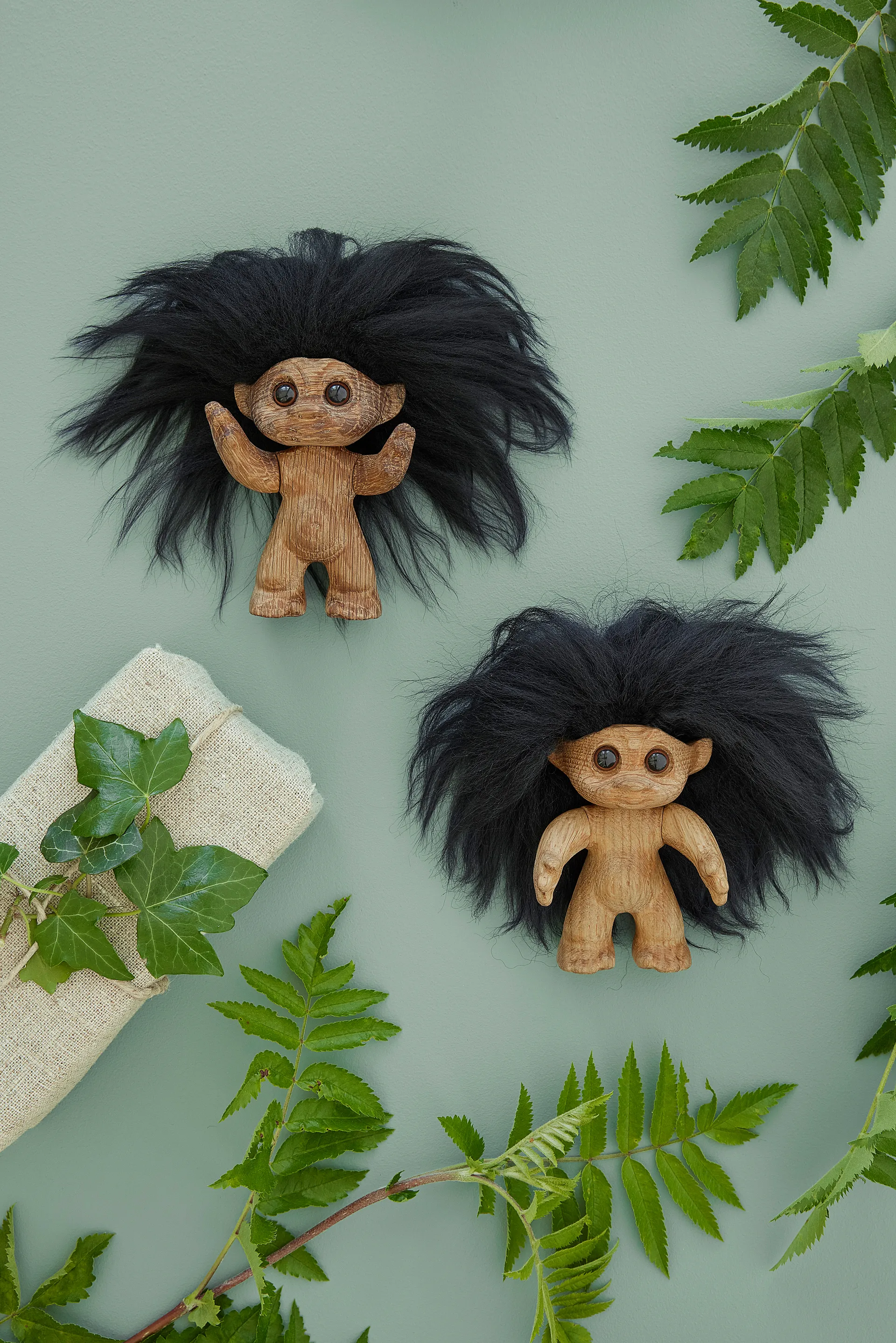 Good Luck Troll  9 cm, Eikenhout Spring Copenhagen