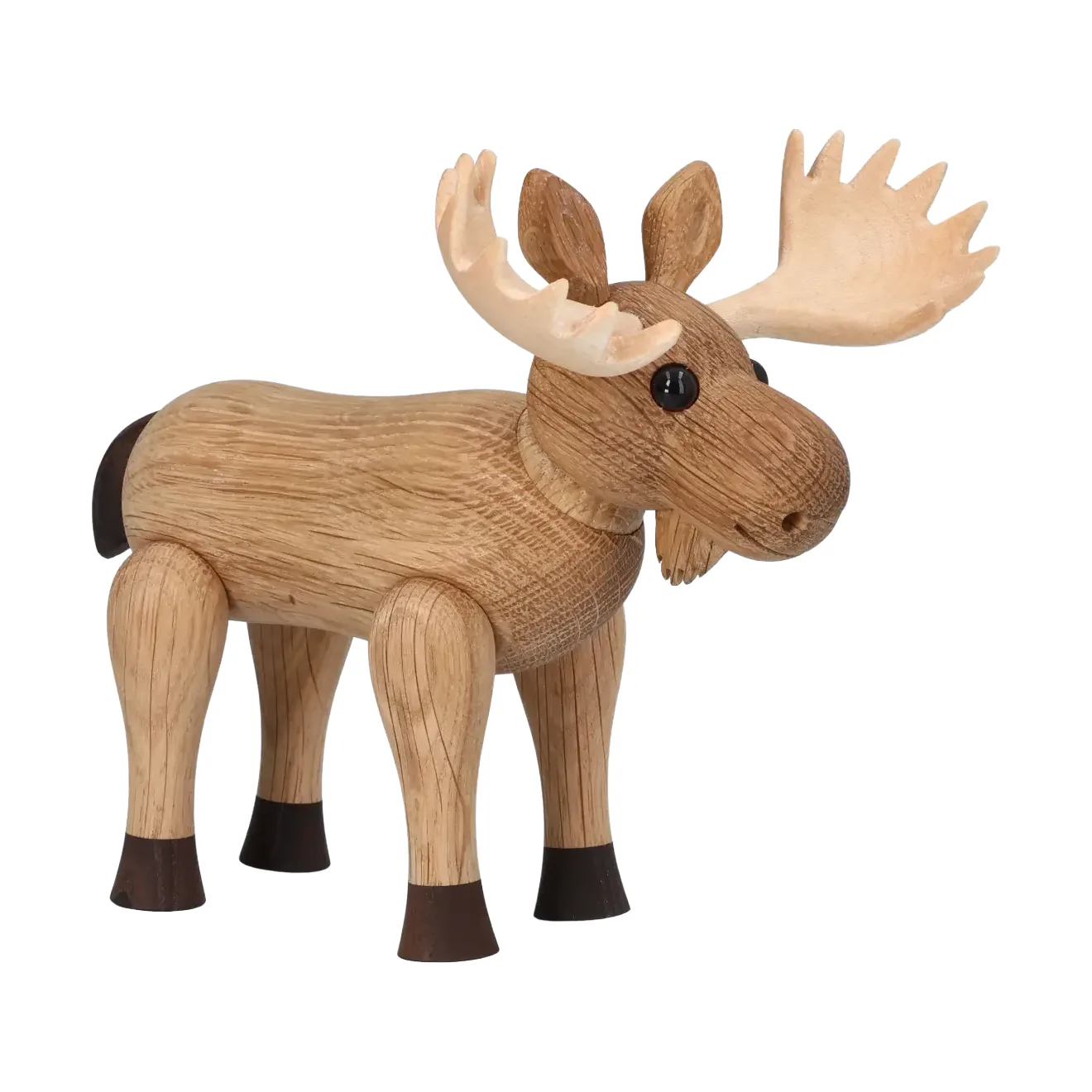 Harald elandfiguur, Beige, 15,5x13x14 cm Spring Copenhagen