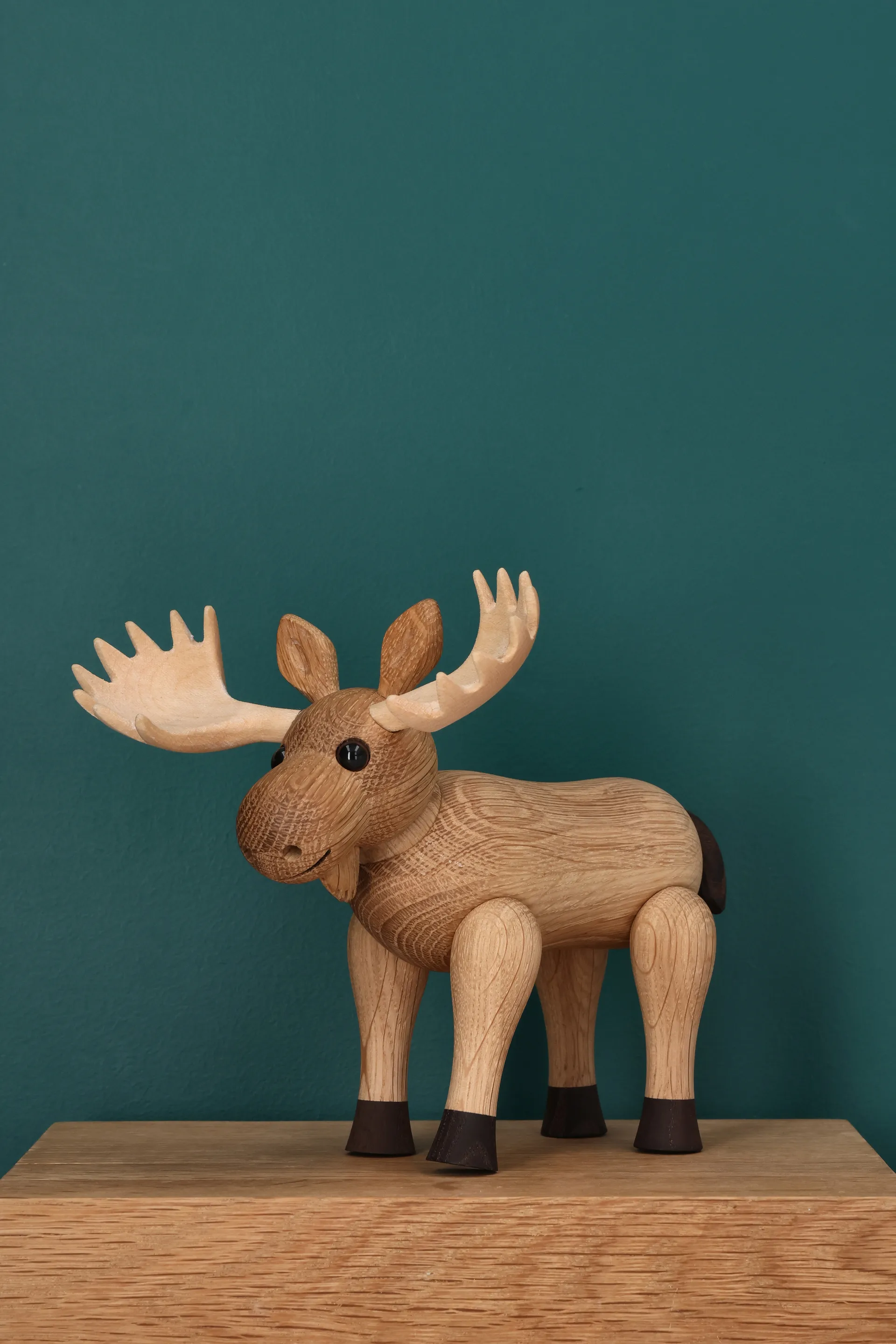 Harald elandfiguur, Beige, 15,5x13x14 cm Spring Copenhagen