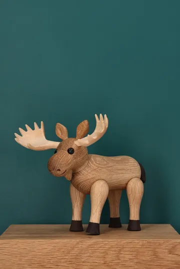 Harald elandfiguur - Beige, 15,5x13x14 cm - Spring Copenhagen