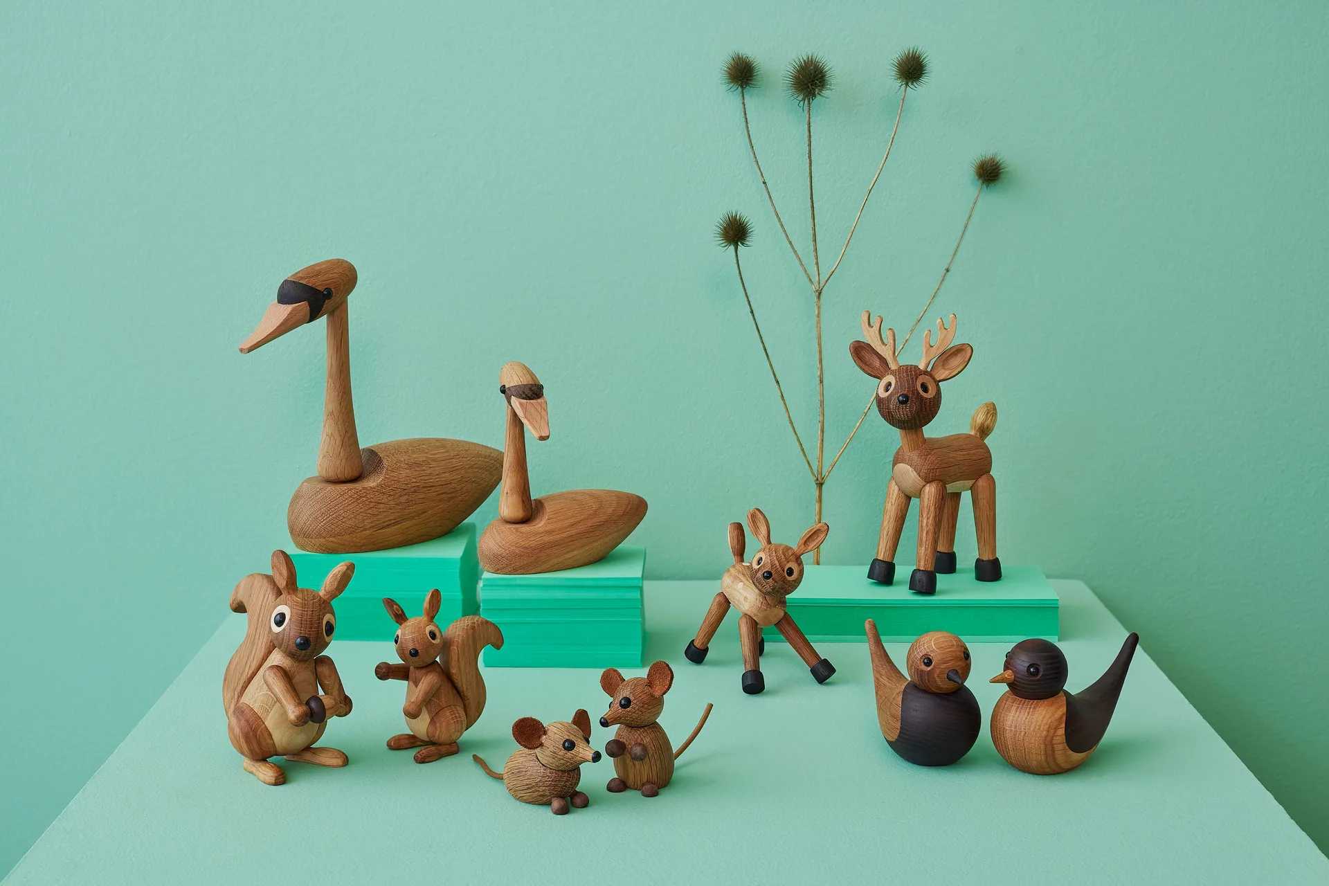 Hazel eekhoorn decoratie 11,5 cm, Eik Spring Copenhagen