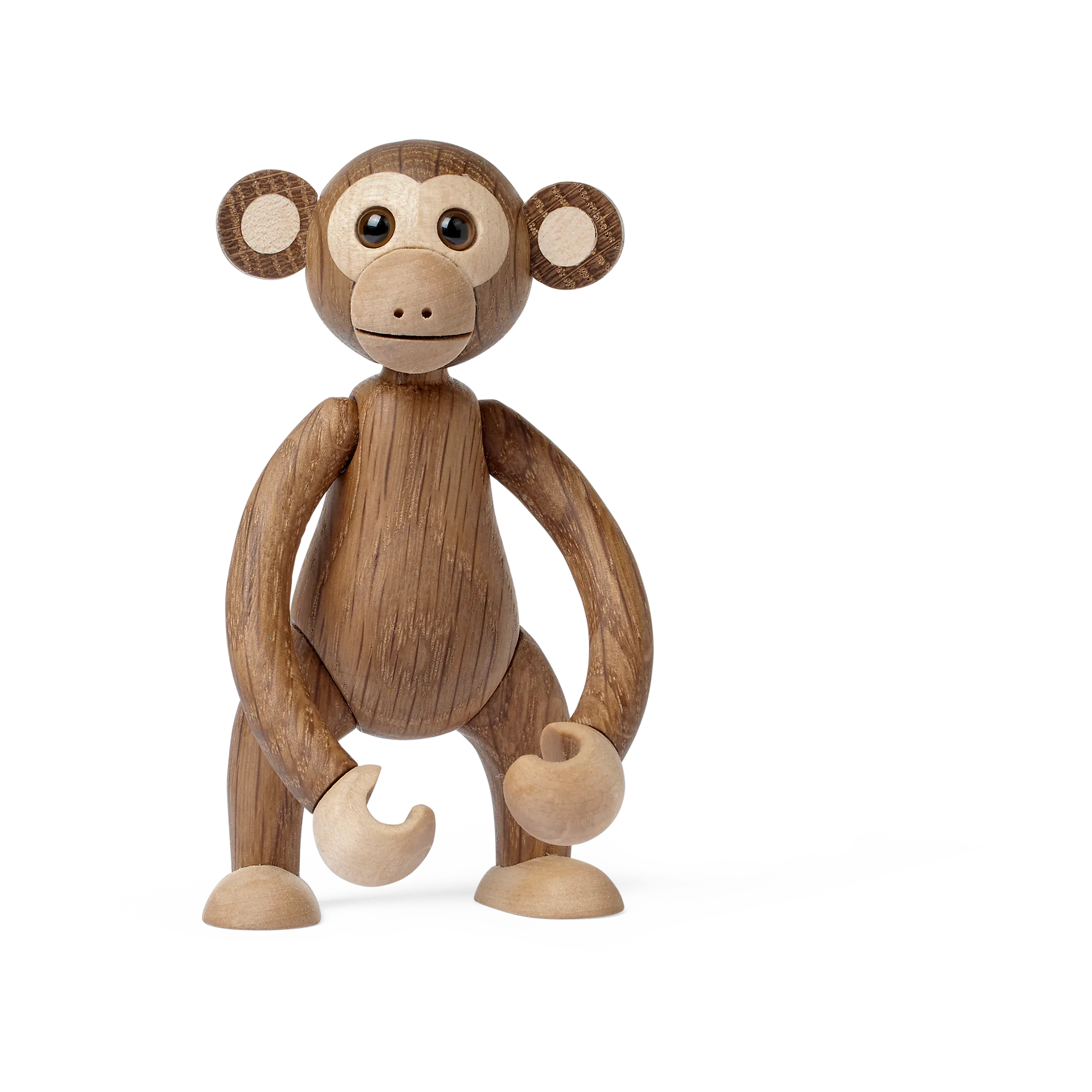 Jolly aap decoratie 11 cm, Eikenhout Spring Copenhagen