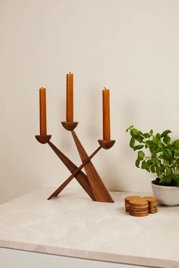 Lucky glasonderzetter 4-pack - Eikenhout - Spring Copenhagen