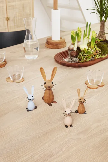 Lucky glasonderzetter 4-pack - Eikenhout - Spring Copenhagen