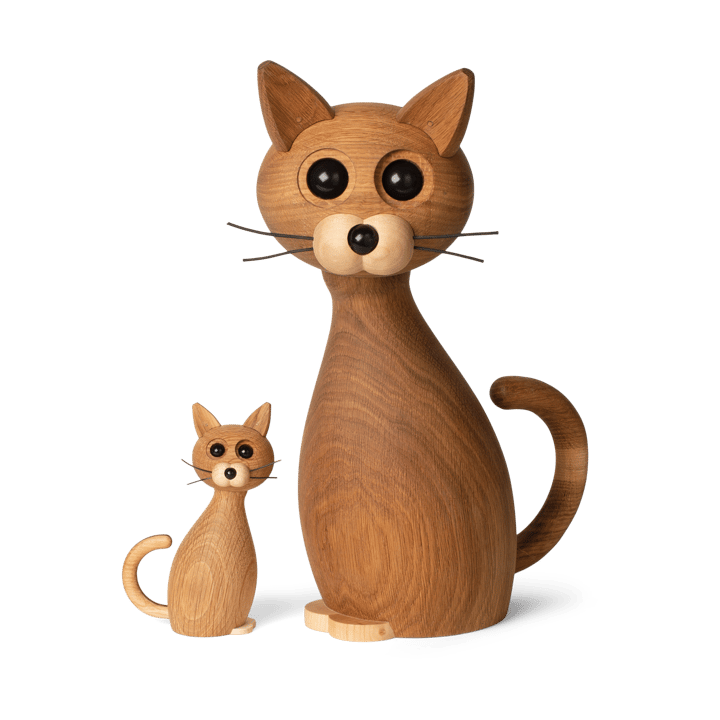 Lucky kat decoratie 42 cm, Eik-Esdoorn Spring Copenhagen