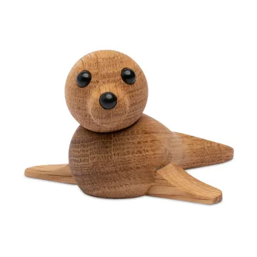 Mini Zeehond decoratie 9 cm - Eik - Spring Copenhagen