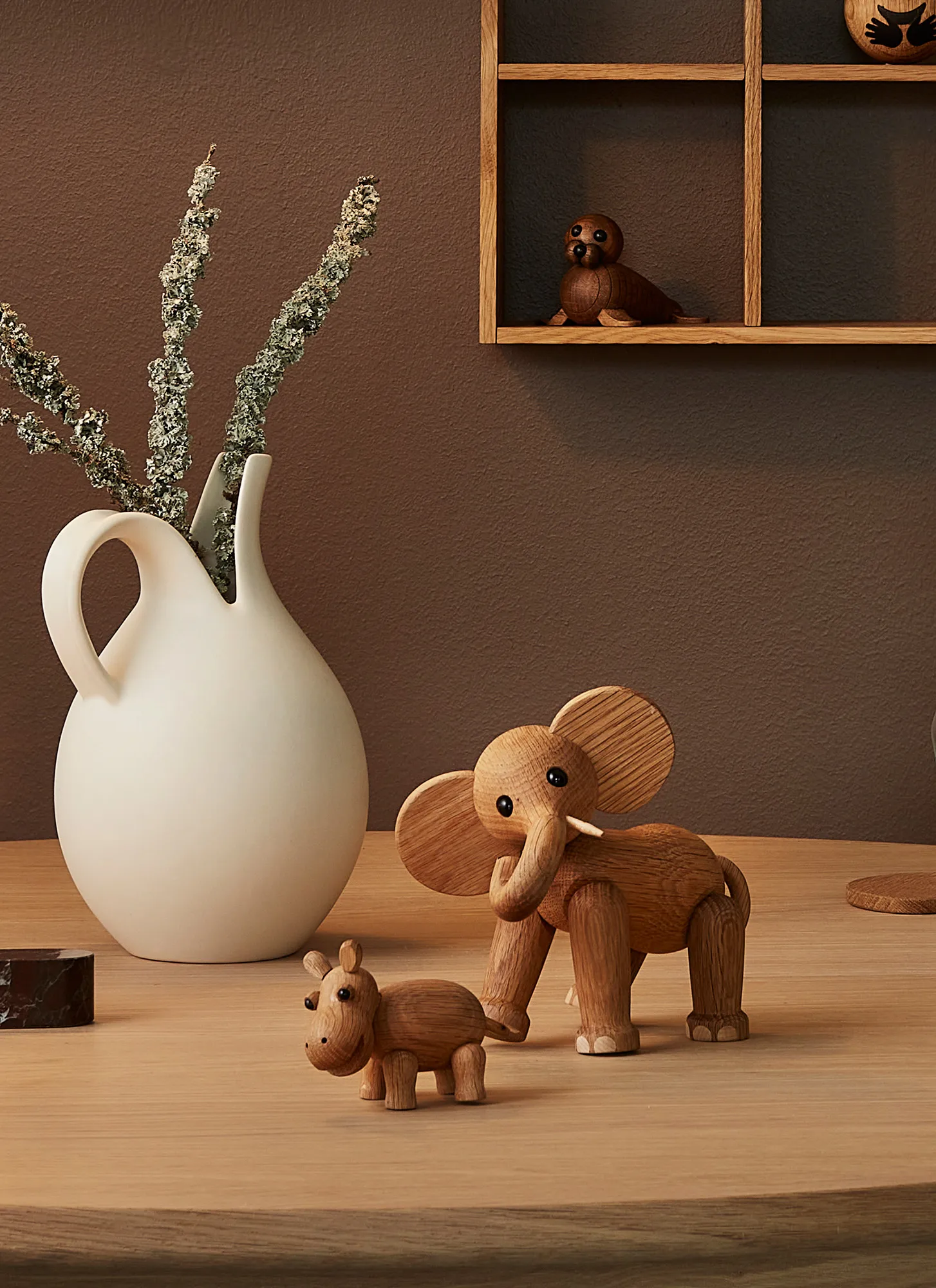 Ollie decoratie olifant, Eikenhout-esdoorn Spring Copenhagen