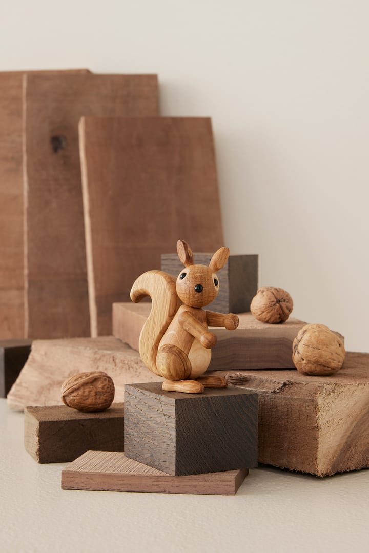 Peanut eekhoornjong decoratie 8,5 cm, Eik Spring Copenhagen
