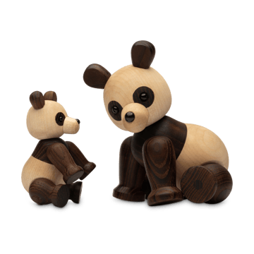 Pixi Panda decoratie Esdoorn 9 cm - Bruin - Spring Copenhagen