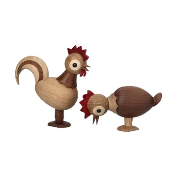 Rise haanfiguur - Beige, 4,2x12x10,5 cm - Spring Copenhagen