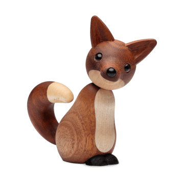 Roxy vos decoratie 10 cm - Mahonie - Spring Copenhagen