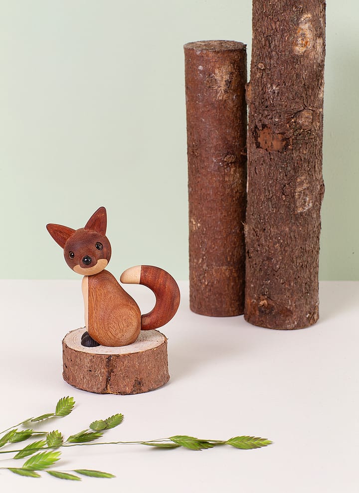 Roxy vos decoratie 10 cm, Mahonie Spring Copenhagen