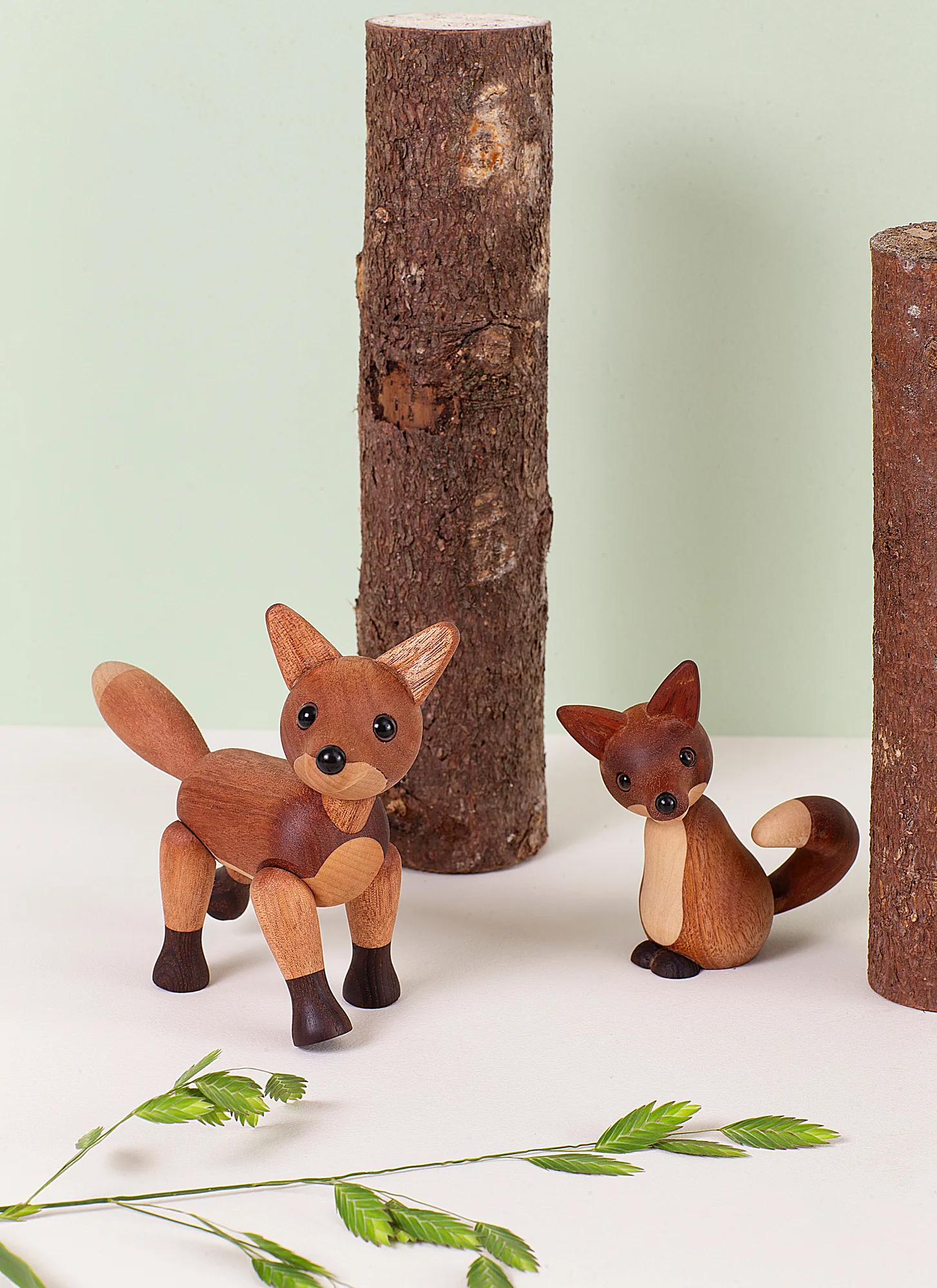 Roxy vos decoratie 10 cm, Mahonie Spring Copenhagen