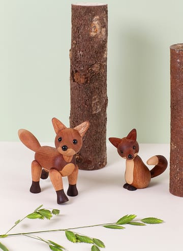 Roxy vos decoratie 10 cm - Mahonie - Spring Copenhagen