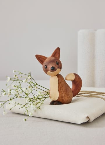 Roxy vos decoratie 10 cm - Mahonie - Spring Copenhagen