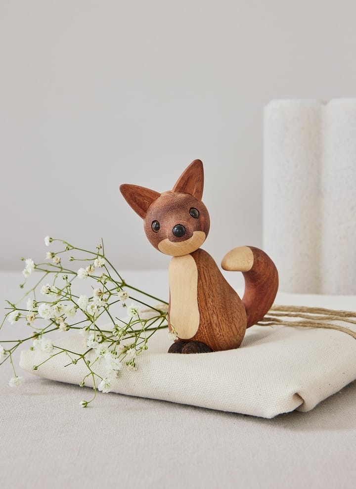 Roxy vos decoratie 10 cm, Mahonie Spring Copenhagen