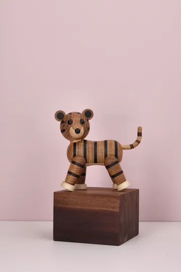 Shiva tijgerfiguur - Beige, 12x6x12 cm - Spring Copenhagen