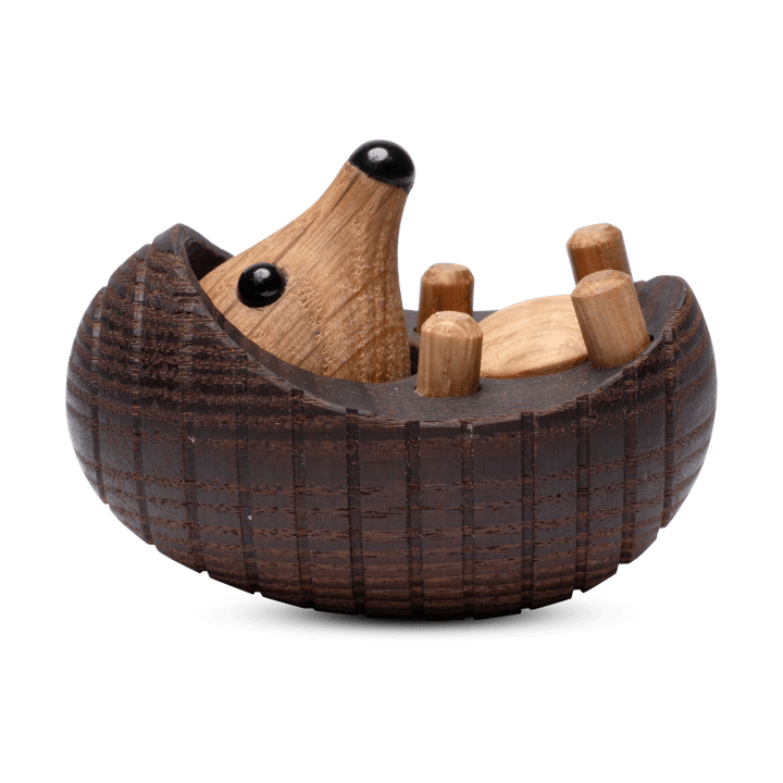 Spike egel decoratie 4 cm - Thermo Ash - Spring Copenhagen
