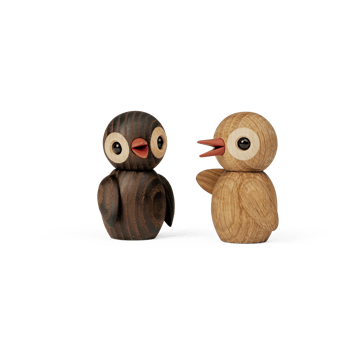Spring Birds decoratie 6,5 cm - Trendy Thermo Ash - Spring Copenhagen