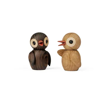 Spring Birds decoratie 6,5 cm - Trendy Thermo Ash - Spring Copenhagen
