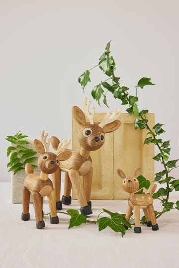 Star rendier decoratie 26 cm - Eikenhout - Spring Copenhagen