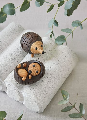 Stick egel decoratie 4,5 cm - Thermo Ash - Spring Copenhagen