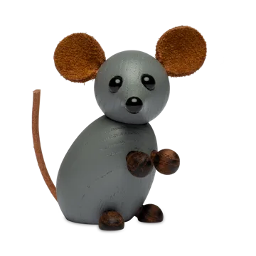 The farm mouse decoratie 7 cm - Grijs - Spring Copenhagen